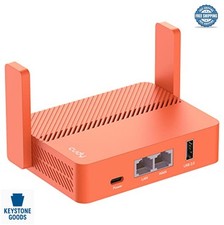 Pocket Travel Router AC1200 Dual Band Wi-Fi 5 USB-C Powered VPN OpenWRT Six picture