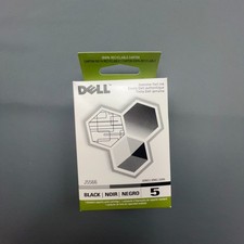 Dell Series 5 J5566 Black Ink Cartridge Genuine OEM New Sealed Standard Yield picture