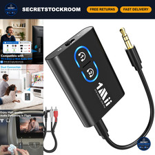 Bluetooth 5.3 Transmitter Receiver for TV & Airplane - Connect 2 Headphones picture