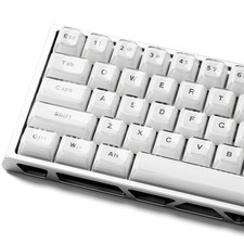 XVX White Crystal Jelly Clear Translucent OEM Profile Keycap Set MX Switch picture