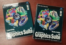 User Guide 1996 Micrografx Learning Graphics Suite 2 + Media Guide Book Nice picture