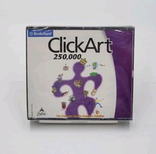 ClickArt 250,000 Premium Quality Graphics Broderbund CD-ROM Windows New & Sealed picture