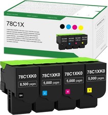 78C1X Toner Cartridge for Lexmark CS421 CX421 CS521 CX522 CX622 CX625 Series picture
