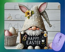 HAPPY EASTER GNOME  mouse pad mousepad picture