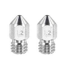 MK8 Nozzles 1.2mm 3D Printer Extruder Nozzle for 1.75mm Filament Pack of 2 picture