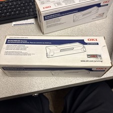 Original OKI 43979215 Black Toner. New Sealed Box, We Ship Fast picture