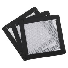 3PCS PC Dust Filter 90x90mm Magnetic Frame PVC Computer Cooler Mesh White picture