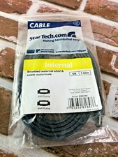 New Star Tech. Com Cable 6ft /1. 83m Male to Male esata 6  picture