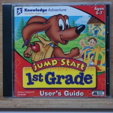 JumpStart 1st Grade Learning System Cd-rom PC Mac Knowledge Adventure Ages 5-7 picture