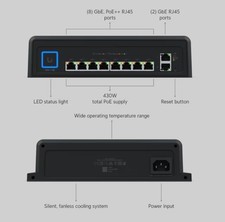 Ubiquiti UniFi USW-Industrial 10 Port POE GBe Switch picture