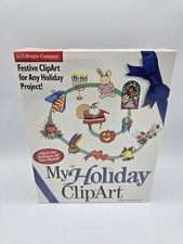 My Holiday Mailing Labels Clipart CD-ROM Windows 95/98 Sealed Set Pack Combo picture
