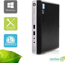 HP EliteDesk 400 G3 Desktop Mini i3-6100T 8GB RAM 256GB SSD Win 10 Pro Wty picture