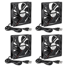 4Pcs 120Mm USB Brushless Cooling Fan 5V DC Quiet Mini Computer Appliance Fan picture