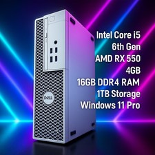 White Gaming PC – Perfect Starter Setup (i5 / RX 550 / 16GB RAM) picture