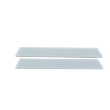 2PC Short Gray Rubber Bumper Feet Strips For MECHREVO JiaoLong16Pro 2025 Model  picture