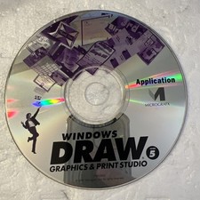 Vintage Micrografx Windows Draw Graphics & Print Studio 5 picture