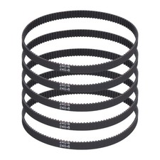 240mm GT-2 Timing Belt, 5pcs 6mm Width 2mm Pitch 3D Printing Closed Loop, Black picture