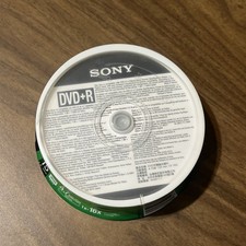 Sony DVDR 120 MIN 4.7GB, 16X, 15 Pack Recordable Blank Media DVD+R NEW SEALED picture