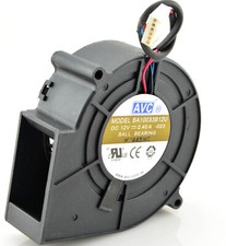 AVC 9733 9cm 12V 2.4A BA10033B12U Violent Exhaust Turbo Blower Cooling Fan Ball picture