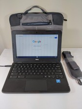 Dell Inspiron 3181 P26T Chromebook Intel 2018 Black w/ Targus Case & Charger picture