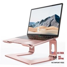 Full Aluminum Laptop Stand, Stable Support to 22 lbs, Rose Gold D-Rose Gold picture