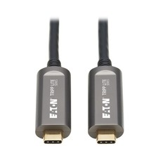 Tripp Lite U420F-10M-D3 USB-C 3.2 Gen 2 (10 Gbps) Optical Cable Black, 10 m picture