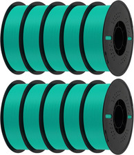 PLA 3D Printer Filament Bulk, 10KG 10-Pack, Mint Green picture
