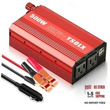 500W Power Inverter 12V to 110V for Vehicles - 500W picture