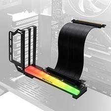 Vertical Graphics Card Holder Bracket with ARGB 5V LED, GPU Mount Kit, Black picture