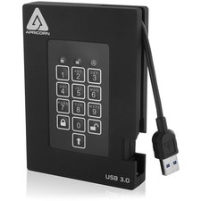 Apricorn Aegis Padlock A25-3PL256-1000F 1 TB Portable Rugged Hard Drive - picture