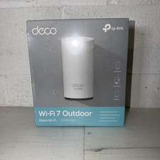 TP-Link Deco BE25-Outdoor BE5000 Dual-Band Wi-Fi 7 Outdoor Mesh Extender SEALED picture
