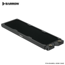 Barrow Dabel 240mm 360mm Red Copper Black Thin Radiator 20mm Thickness Dabel-20b picture