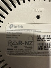 TP-LINK Deco XE75 AXE5400 Wi-Fi 6E Router Mesh System - White (2-Pack) picture
