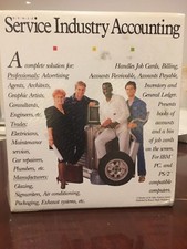 Brand New Service Industry accounting software. Still In Shrink Wrap picture