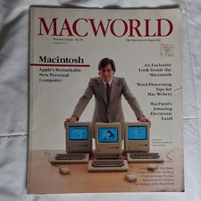Macworld #1 Premier Issue (1984) – Macintosh Magazine Featuring Steve Jobs Cover picture