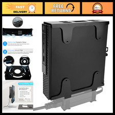 Under Desk Wall VESA Mount for Dell OptiPlex Micro - Space-Saving Black Bracket picture
