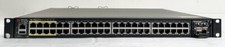 Brocade ICX7450-48P 48 Port Gigabit Switch 2x ICX7400-1X40GQ 2x PSU w/rack arms picture