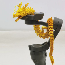 3D printed figurine of dragon 45cm with night pearl (without dragon tail) picture