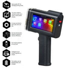 Handheld Inkjet Printer for Date Word QR Code Barcode Label Logo DIY 2.5-12.7mm picture