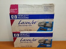 Brand New Set of 2 Sealed/opened Cartridges HP Laser Jet 06A C3906A Genuine OEM picture