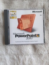 Microsoft POWERPOINT 2000 Upgrade Presentation Graphics Program Product Key Inc picture