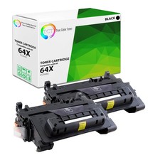 TCT 2 Black CC364X 64X High Yield Laser Toner Cartridges For HP LaserJet P4015 picture