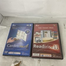 Iris Scan Convert Share Readiris Pro 11 & Iris Cardiris Pro 4 Brand New Sealed picture