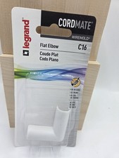 Legrand Wiremold CordMate Cord Cover Flat Elbow White C16 picture