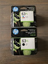 Genuine HP 63XL Black & Tri-color Ink Cartridges Combo 11/2024 expired New picture