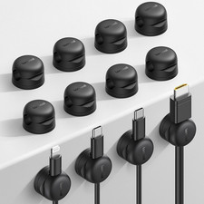 12Pack Rotatable Cord Organizer, Desk Office Nightstand Accessories - Cable Mana picture