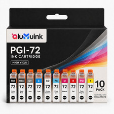 PGI-72 Ink Cartridge for Pixma Pro-10 Pro-10s PBK/C/CO/PM/Y/PC/M/MBK/GY/R picture