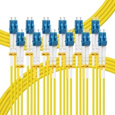 - LC to LC Single Mode Fiber Patch Cable OS2 3M/10ft 6 Pack picture