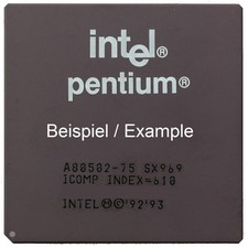 Intel Pentium 100 A80502100 SX963 Socket/Socket 7 100MHz/66MHz PC CPU Processor picture