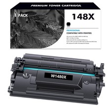 1-4 High Yield Black Toner (WITH CHIP) For HP 148X W1480X LaserJet Pro 4001 4101 picture